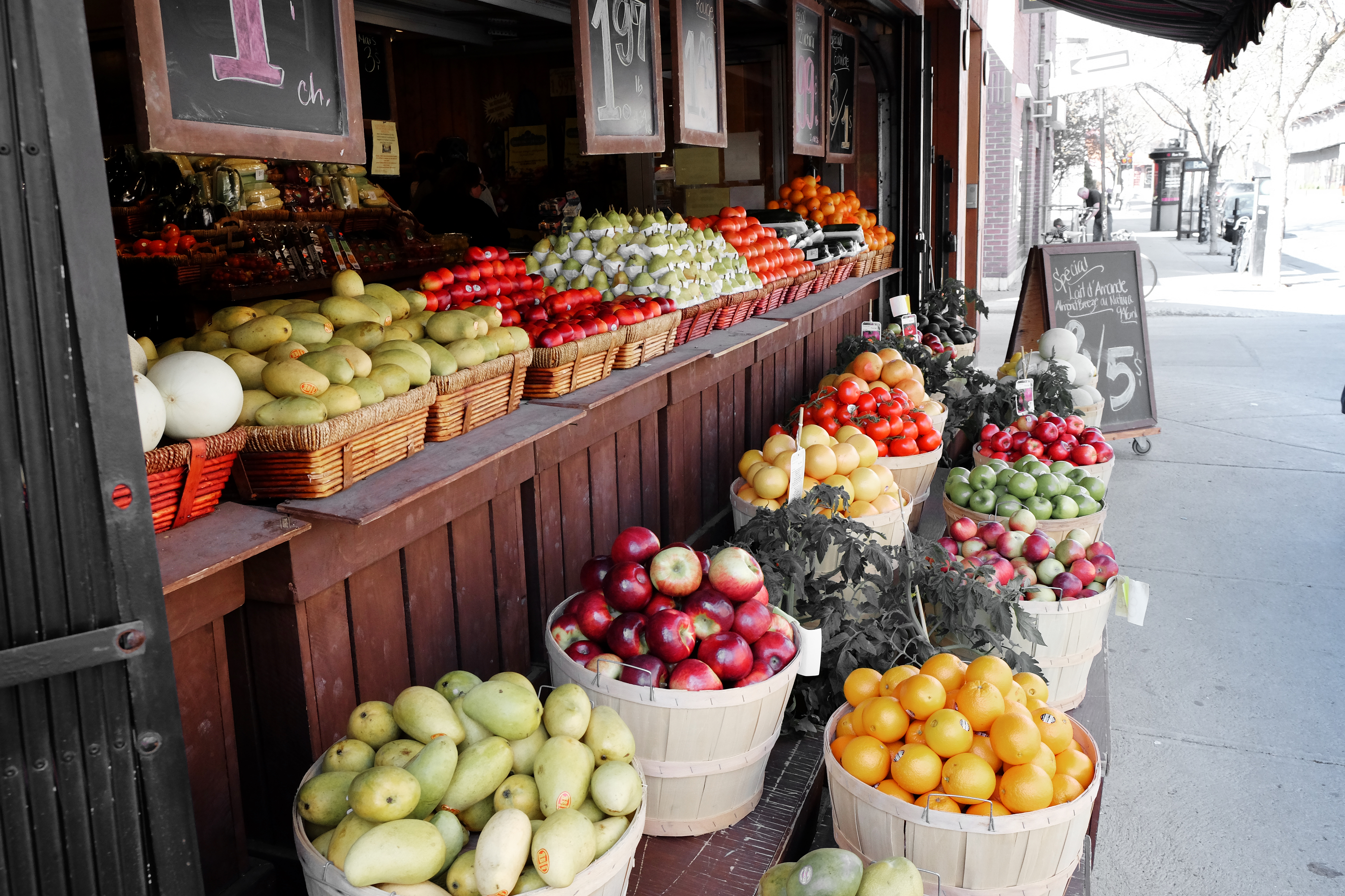 Рынок свежих фруктов